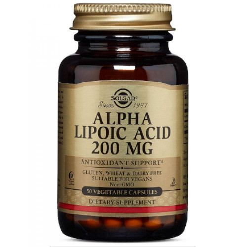 Alpha Lipoic Vega 200 mg - 50 Caps (100-14-3027233-20)