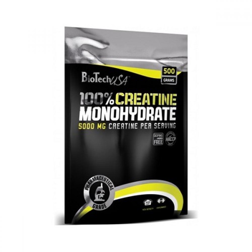 100% Creatine Monohydrate - 500g (Bag) (100-22-4984796-20)
