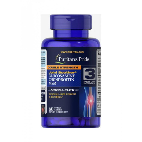 Glucosamine Chondroitin MSM Double Strength - 60 Caplets (100-18-6397199-20)