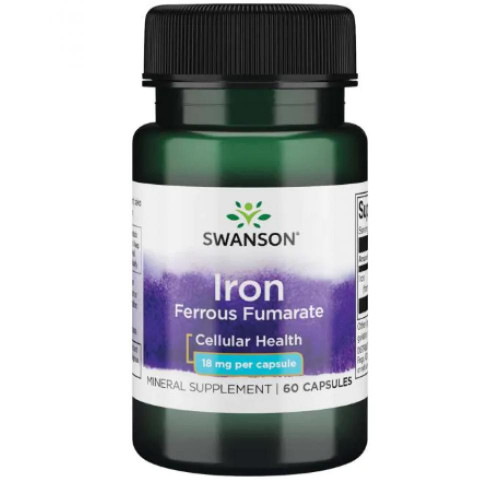 Iron Ferrous Fumarate 18mg - 60caps (100-11-5262384-20)