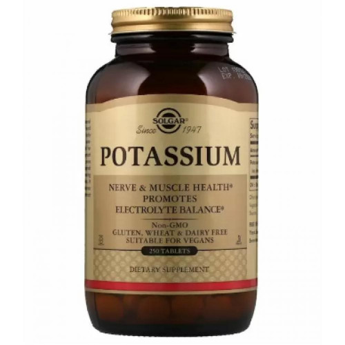 Potassium - 250 tab (100-33-7263442-20)