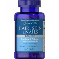 Hair Skin and Nails Formula Type 1 and 3 Collagen - 60tabs Hair Skin and Nails Formula Type 1 and 3 Collagen - 60tabs