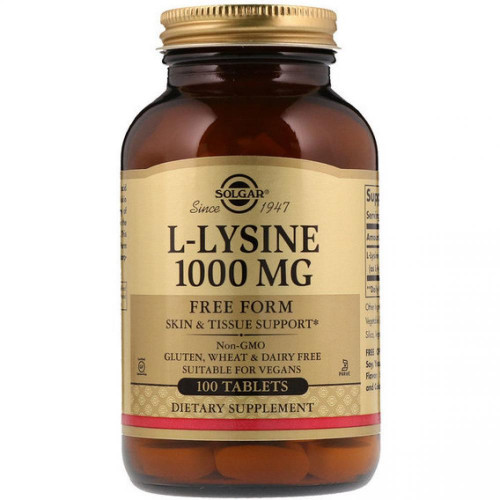 L-Lysine 1000 mg - 100 tab (100-17-9566270-20)