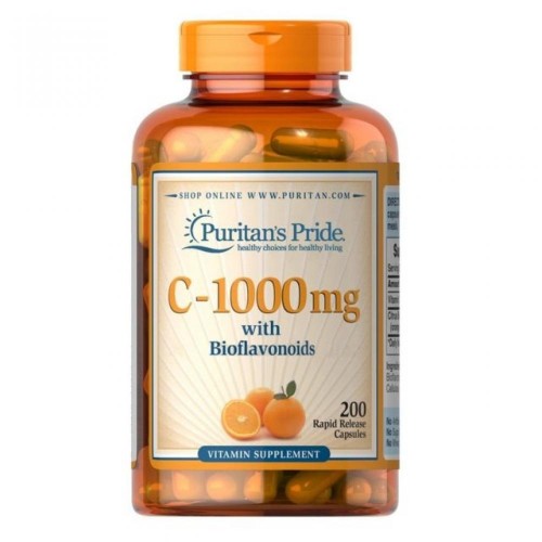 Vitamin C - 1000 mg with Bioflavonoids - 200caps (100-52-1987122-20)