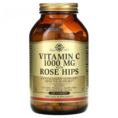 Vitamin C W/Rose Hip 1000 mg - 250 cap (100-52-7624860-20)
