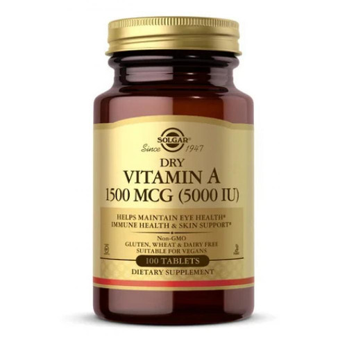 VIT A 1500MCG (5000IU ) - 100 Tab (100-80-7831709-20)