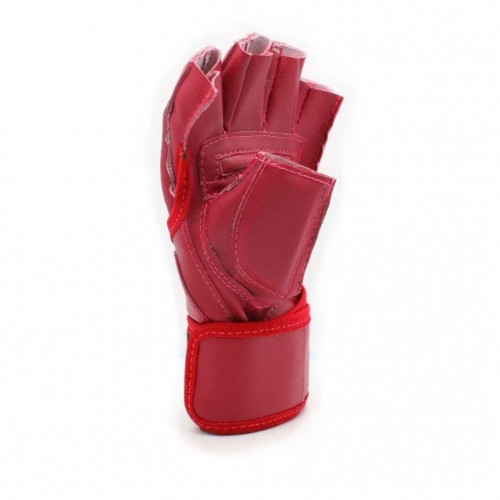 Перчатки с открытыми пальцами SportKo L Красный (PD-4LRed)