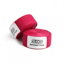 Бинты боксерские SportKo 3.0 м Красный Бинты боксерские SportKo 3.0 м Красный