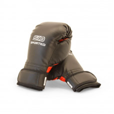 Боксерські рукавички дитячі SportKo 7 унцій Чорний