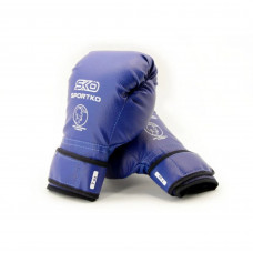 Боксерські рукавички дитячі SportKo 7 унцій Синій
