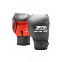 Боксерские перчатки детские SportKo 8 унций Черный Боксерские перчатки детские SportKo 8 унций Черный