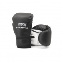 Боксерские перчатки SportKo 12 унций Черный Боксерские перчатки SportKo 12 унций Черный