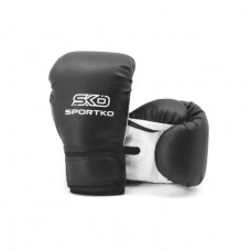 Боксерские перчатки SportKo 12 унций Черный Боксерские перчатки SportKo 12 унций Черный