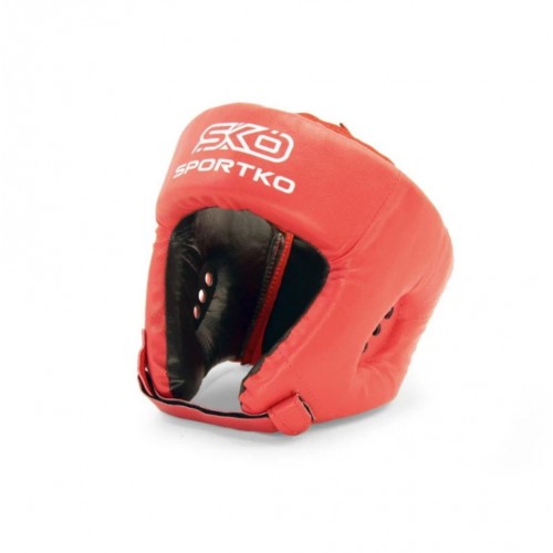 Шлем боксерский SportKo OD1 L Красный (OD1-L-Red)