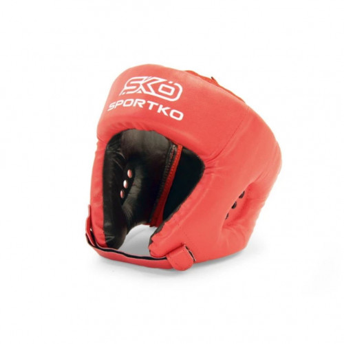  Шолом боксерський SportKo L Червоний (OD2-L-Red)