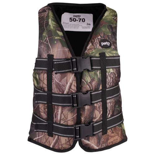 Жилет страхувальний PERTO Camo forest 50-70 кг (J00611)
