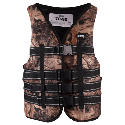 Жилет страхувальний PERTO Camo reeds 70-90 кг (J00321)