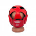 Шлем карате BOXER Элит L кожа 1.2 мм Красный (IV-2033-01R)