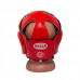 Шлем карате BOXER L кожвинил 0.6 мм Красный (IV-2030-01R)