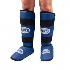 Защита голени и стопы XL кожвинил 0.6мм Синий Защита голени и стопы XL кожвинил 0.6мм Синий