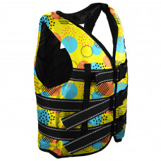 Жилет страхувальний PERTO Exclusive дитячий 30-50 кг Жовтий патерн