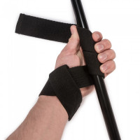 Лямки атлетические для турника и перекладины PERTO Черный Лямки атлетические для турника и перекладины PERTO Черный