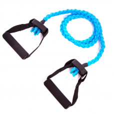 Еспандер трубчастий із ручками плетений Zelart 180 см Синій Еспандер трубчастий із ручками плетений Zelart 180 см Синій
