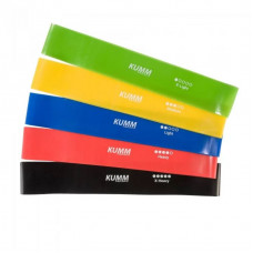Гумка для фітнесу KUMM Набір з 5 гумок