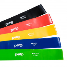 Гумка для фітнесу PERTO Набір з 5 гумок Гумка для фітнесу PERTO Набір з 5 гумок