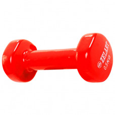 Гантель для фітнесу з вініловим покриттям 0.5 кг Червоний Гантель для фітнесу з вініловим покриттям 0.5 кг Червоний