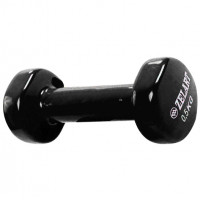 Гантель для фитнеса с виниловым покрытием 0.5 кг Черный Гантель для фитнеса с виниловым покрытием 0.5 кг Черный
