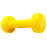 Гантель для фитнеса с виниловым покрытием 0.5 кг Желтый Гантель для фитнеса с виниловым покрытием 0.5 кг Желтый