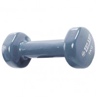 Гантель для фитнеса с виниловым покрытием 1.0 кг Серый Гантель для фитнеса с виниловым покрытием 1.0 кг Серый