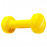 Гантель для фитнеса с виниловым покрытием 1.0 кг Желтый Гантель для фитнеса с виниловым покрытием 1.0 кг Желтый