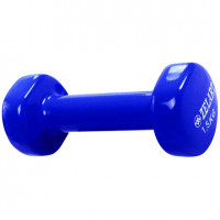 Гантель для фитнеса с виниловым покрытием 1.5 кг Синий Гантель для фитнеса с виниловым покрытием 1.5 кг Синий