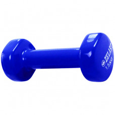 Гантель для фітнесу з вініловим покриттям 1.5 кг Синій Гантель для фітнесу з вініловим покриттям 1.5 кг Синій