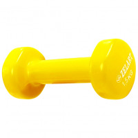 Гантель для фитнеса с виниловым покрытием 1.5 кг Желтый Гантель для фитнеса с виниловым покрытием 1.5 кг Желтый