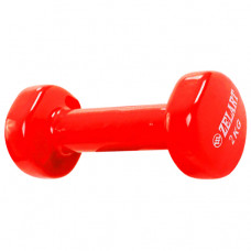 Гантель для фітнесу з вініловим покриттям 2.0 кг Червоний Гантель для фітнесу з вініловим покриттям 2.0 кг Червоний