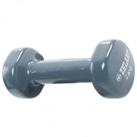 Гантель для фитнеса с виниловым покрытием 2.0 кг Серый Гантель для фитнеса с виниловым покрытием 2.0 кг Серый