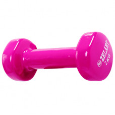 Гантель для фітнесу з вініловим покриттям 2.0 кг Фіолетовий Гантель для фітнесу з вініловим покриттям 2.0 кг Фіолетовий