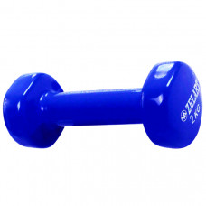 Гантель для фітнесу з вініловим покриттям 2.0 кг Синій Гантель для фітнесу з вініловим покриттям 2.0 кг Синій