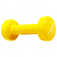 Гантель для фітнесу з вініловим покриттям 2.0 кг Жовтий Гантель для фітнесу з вініловим покриттям 2.0 кг Жовтий
