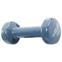 Гантель для фитнеса с виниловым покрытием 3.0 кг Серый Гантель для фитнеса с виниловым покрытием 3.0 кг Серый