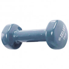 Гантель для фітнесу з вініловим покриттям 3.0 кг Cірий Гантель для фітнесу з вініловим покриттям 3.0 кг Cірий