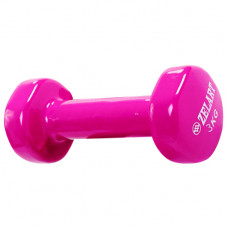 Гантель для фітнесу з вініловим покриттям 3.0 кг Фіолетовий Гантель для фітнесу з вініловим покриттям 3.0 кг Фіолетовий