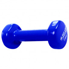 Гантель для фітнесу з вініловим покриттям 3.0 кг Синій Гантель для фітнесу з вініловим покриттям 3.0 кг Синій