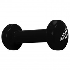 Гантель для фітнесу з вініловим покриттям 4.0 кг Чорний Гантель для фітнесу з вініловим покриттям 4.0 кг Чорний