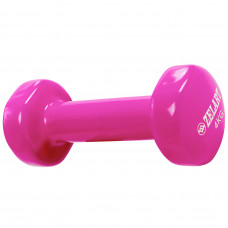 Гантель для фітнесу з вініловим покриттям 4.0 кг Фіолетовий Гантель для фітнесу з вініловим покриттям 4.0 кг Фіолетовий