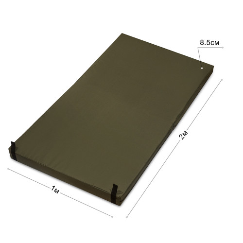 Мат гімнастичний Champion 200x100x8.5 см Хакі складаний (00630)