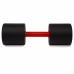 Гантель цельная PERTO Black 20.0 кг с красной накладкой D120 (G00416-20.0)